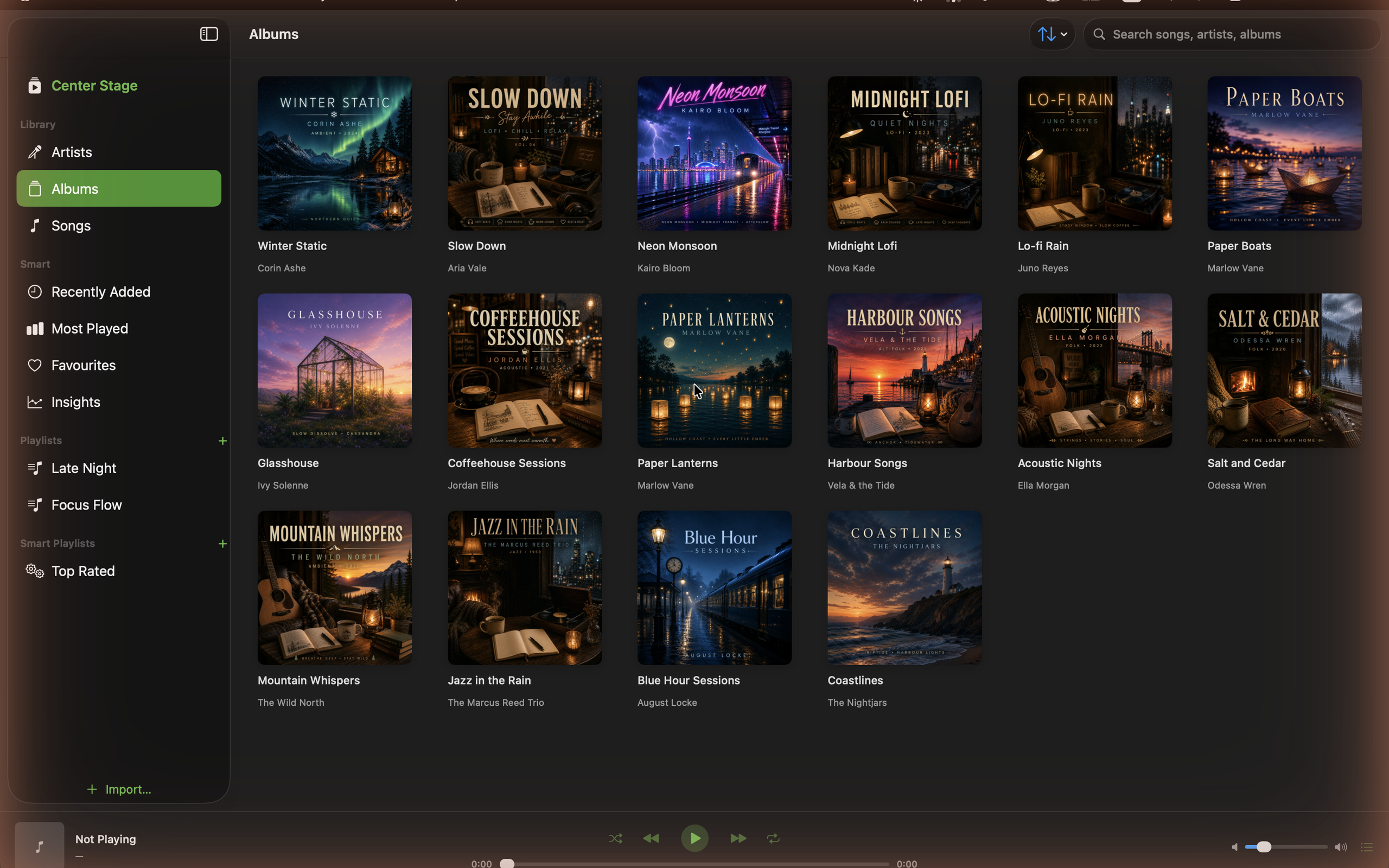 Sleevio albums grid