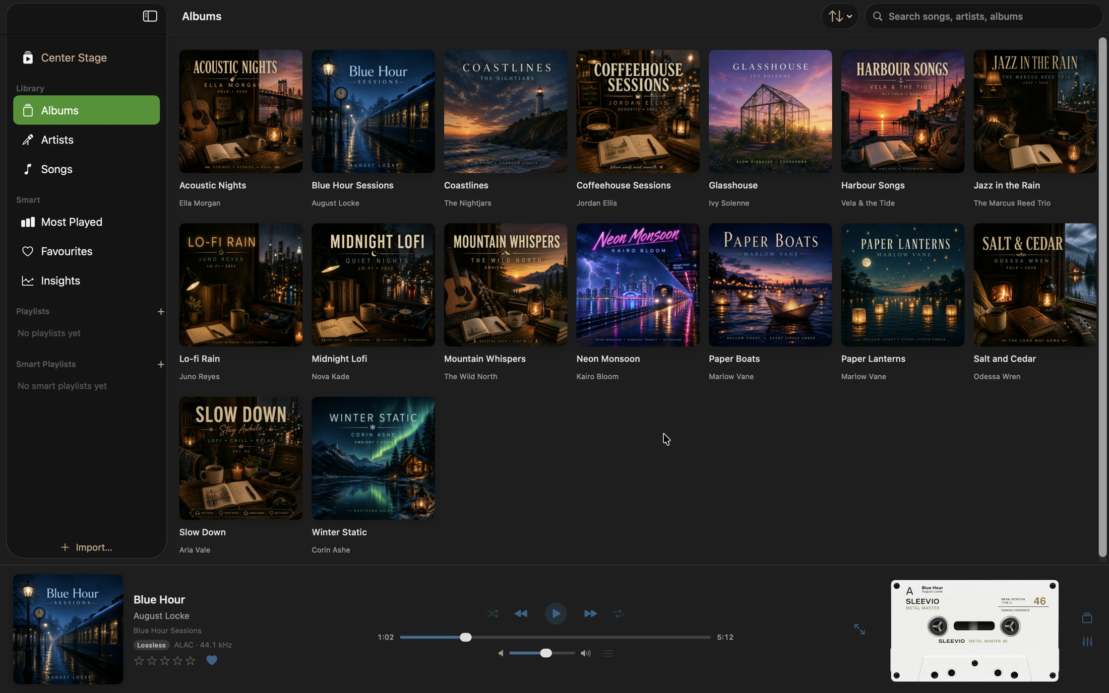 Sleevio albums grid