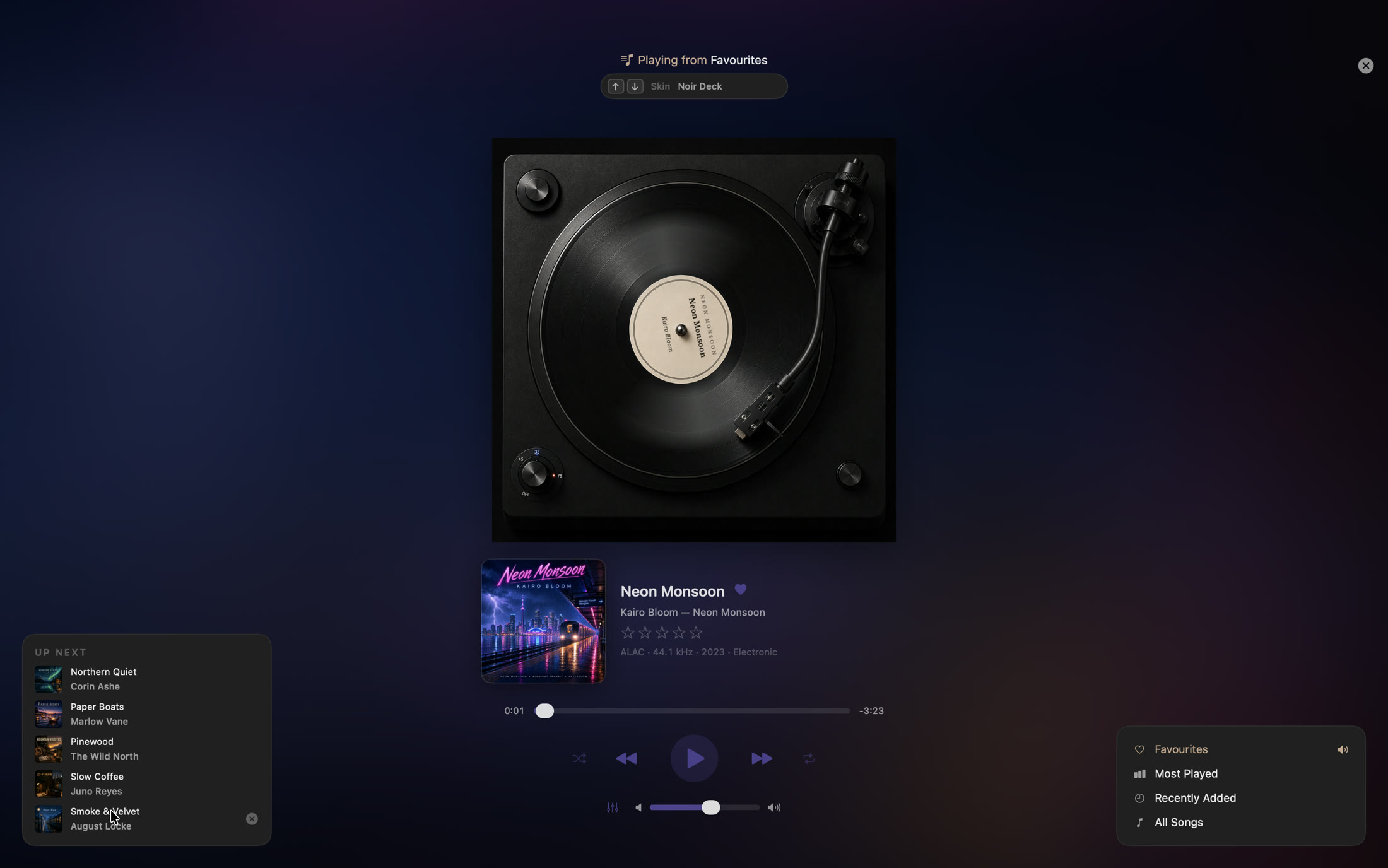 Center Stage — neon vinyl